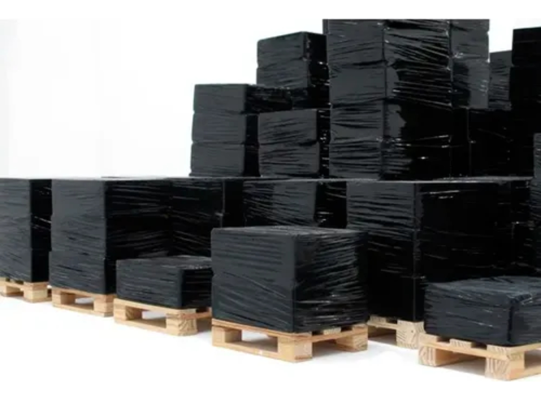 Pack 6 Film Stretch Alusa Embalaje 3kg 600 Metros Industrial Negro