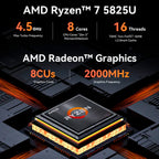 Mini Pc Beelink Eqr5 Amd Ryzen 7 5825u 16gb Con 500gb M.2 Rade