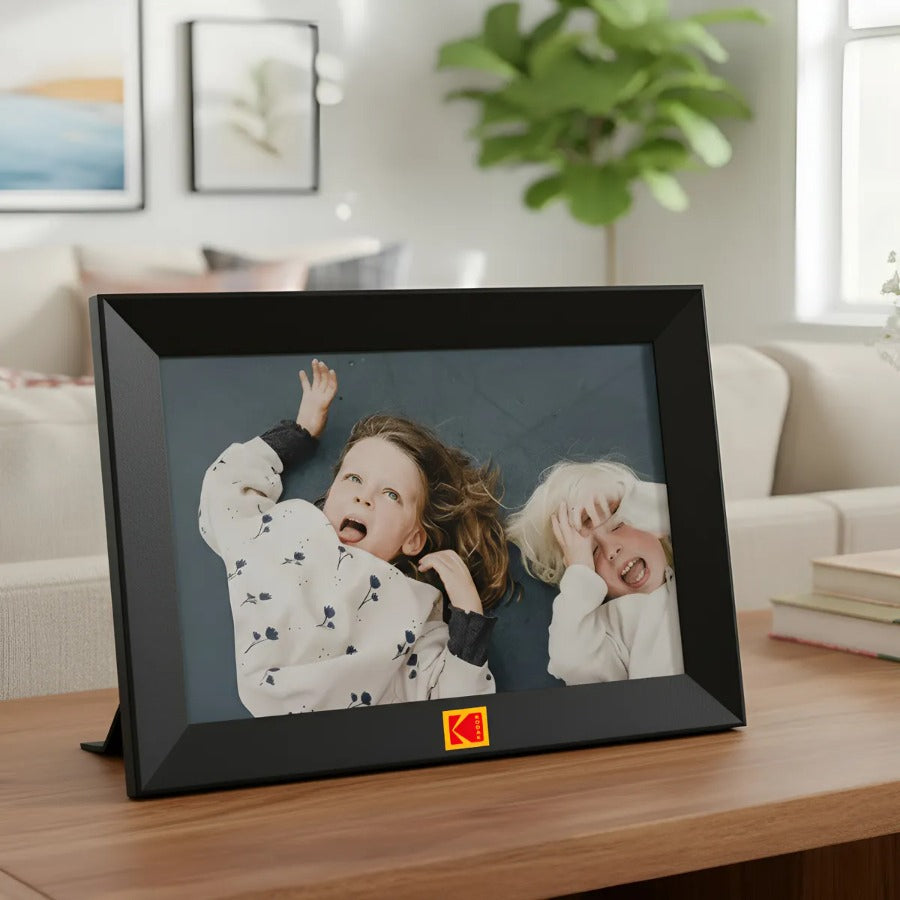 Marco Digital Kodak 10.1 Wifi Fotos Y Videos Ips De Madera