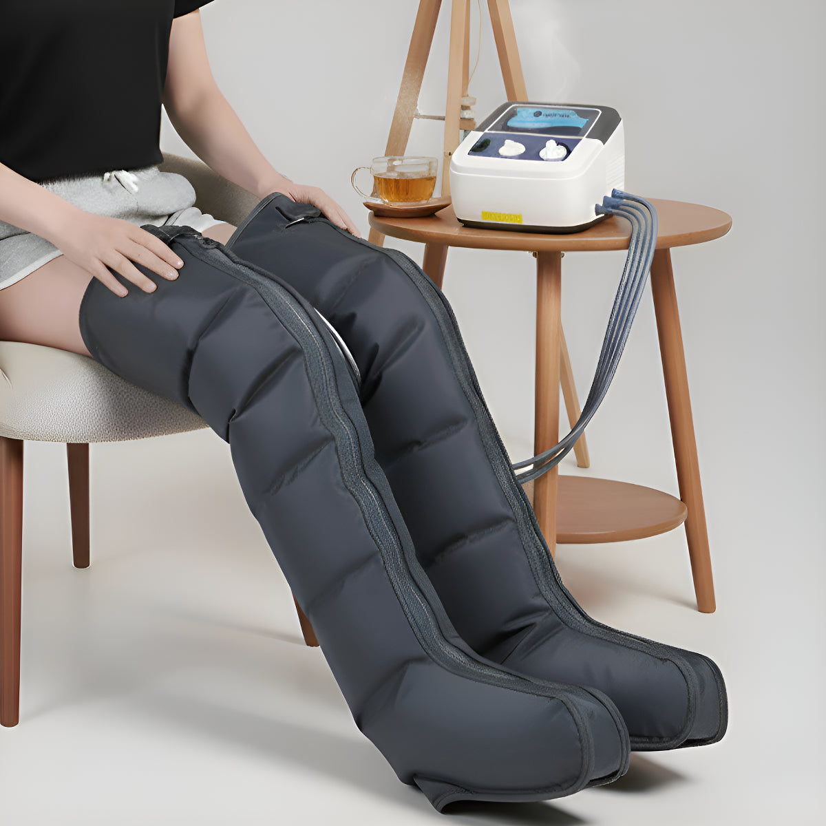 Masajeador De Piernas Electrico 6 Camaras Masajes Portatil