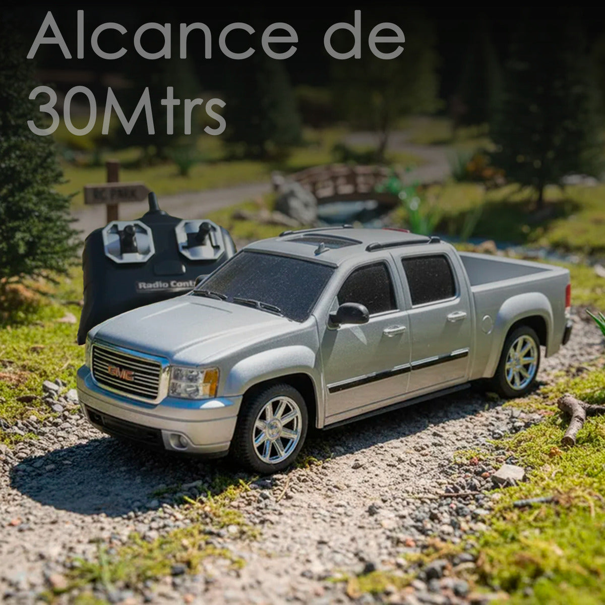 Auto Control Remoto Camioneta 1:24 Gmc Sierra Denali Con luces