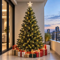 Arbol De Navidad Pino Artificial Con Luz De 1.8m 750 Ramas