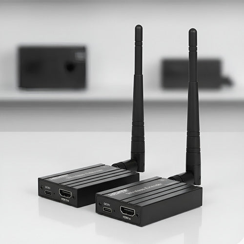 Transmisor Y Receptor Hdmi Inalambrico 150mts Full Hd Antena