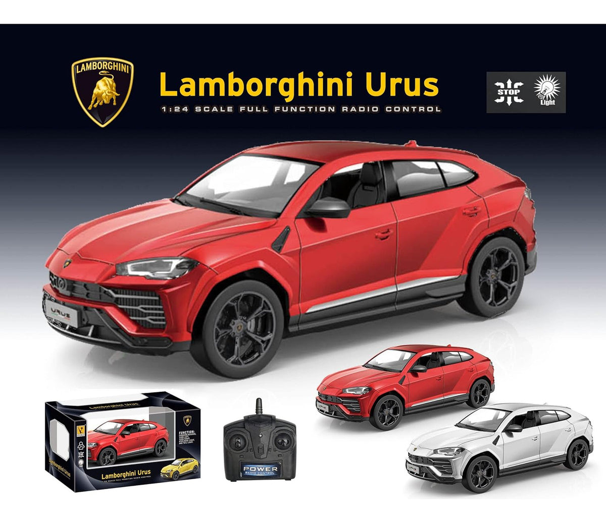 Juguete Auto Control Remoto Lamborghini Urus Recargable