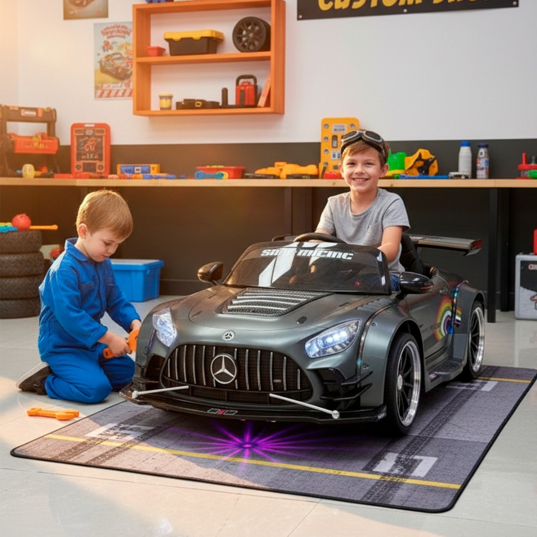 Auto Electrico Montable Niños Mercedes Amg Gt Batería Alta Duración