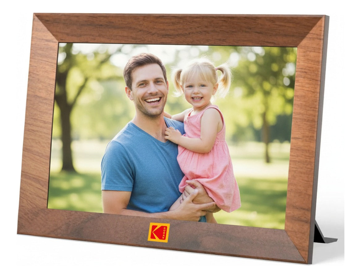 Marco Digital Kodak 10.1 Wifi Fotos Y Videos Ips De Madera