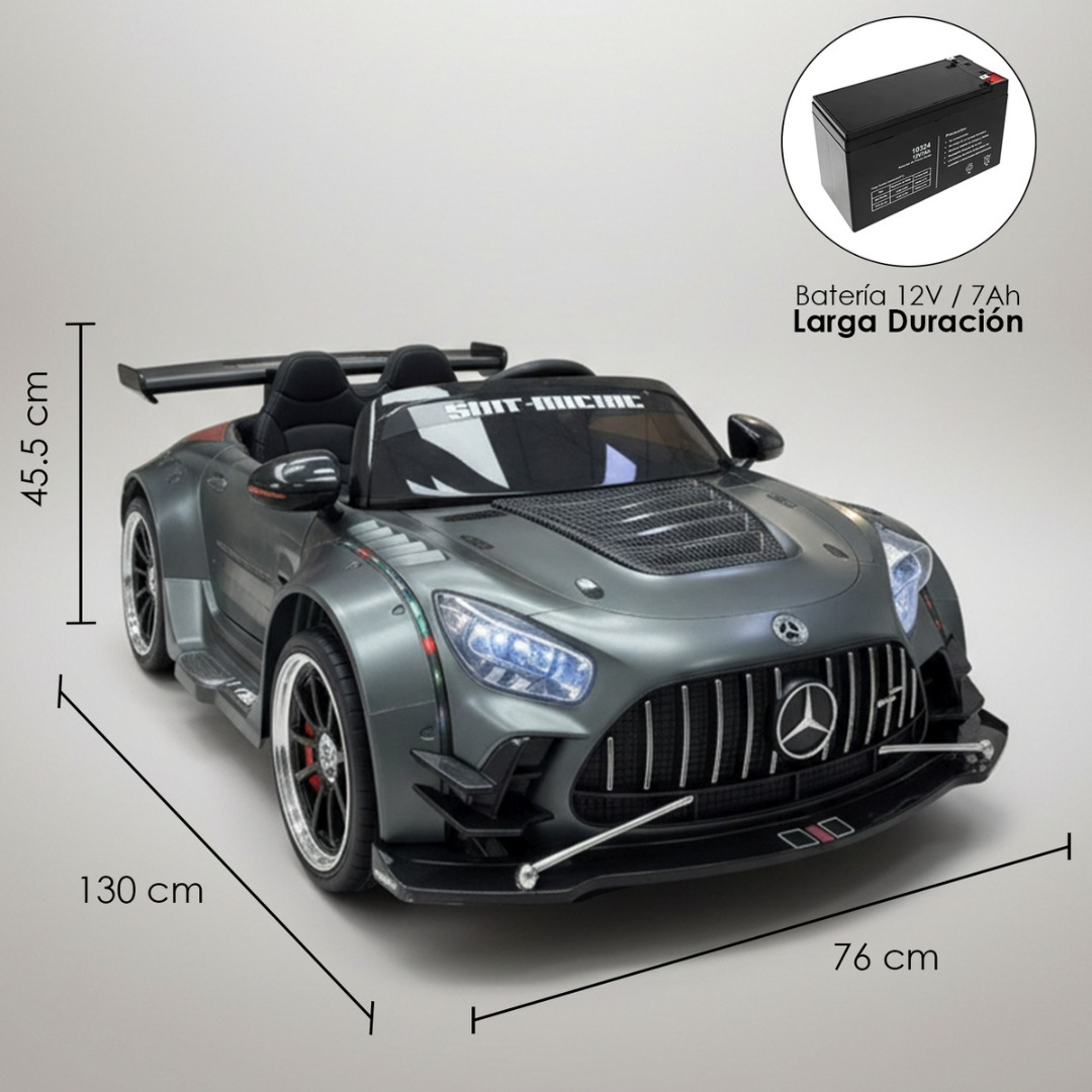 Auto Electrico Montable Niños Mercedes Amg Gt Batería Alta Duración