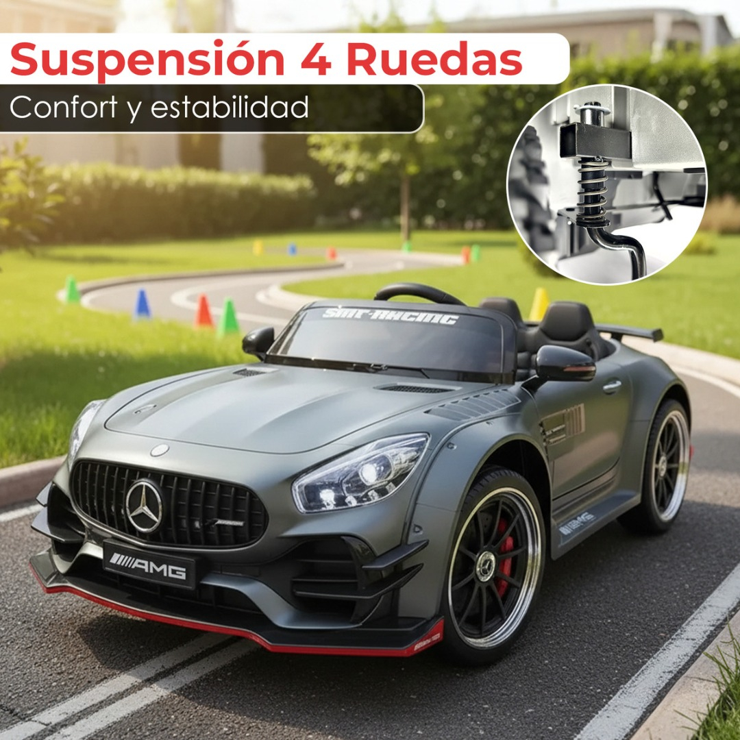Auto Electrico Montable Niños Mercedes Amg Gt Batería Alta Duración