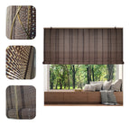 Cortina De Bambú Persiana Roller Enrollable180x180cm Café