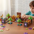 Bloques Magnéticos Tipo Minecraft 204 Pcs Mundo Portales 204 Bosque