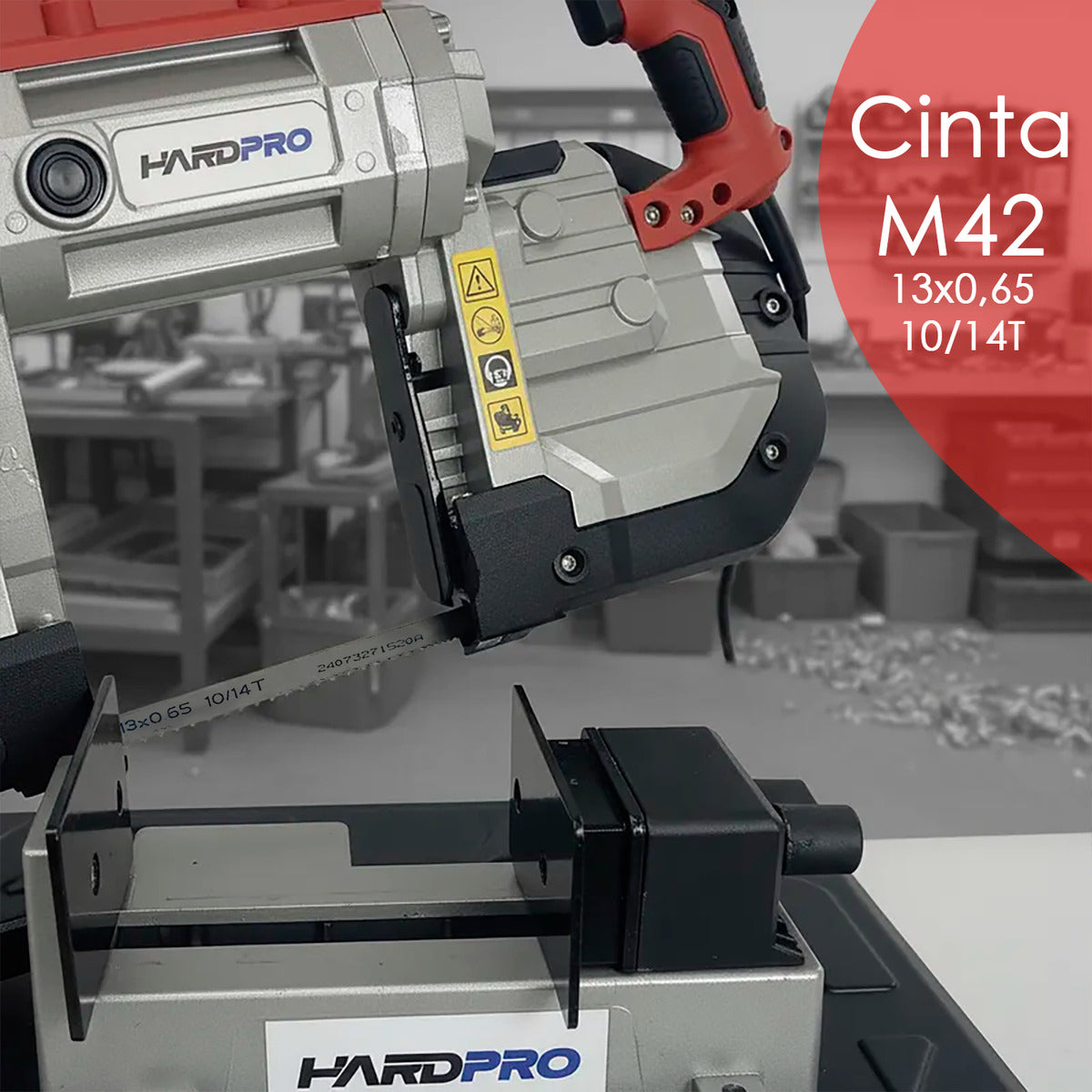 Sierra Cinta Corte Profundo Portatil 1600w Con Base