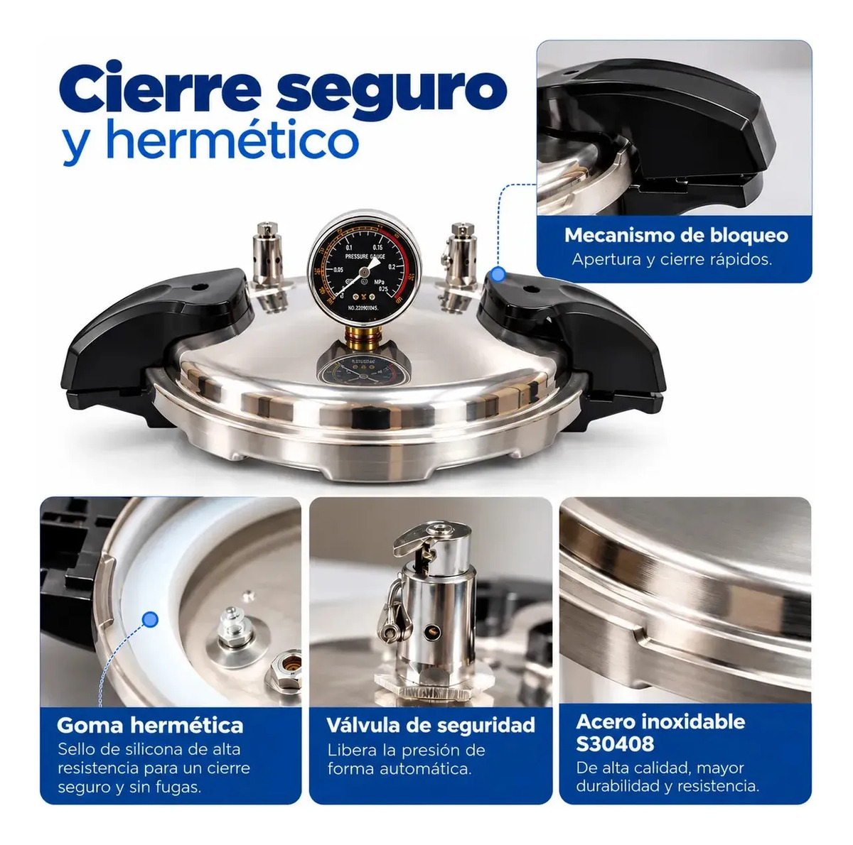 Esterilizador Autoclave Vertical Acero Inoxidable Grado Medico 12L