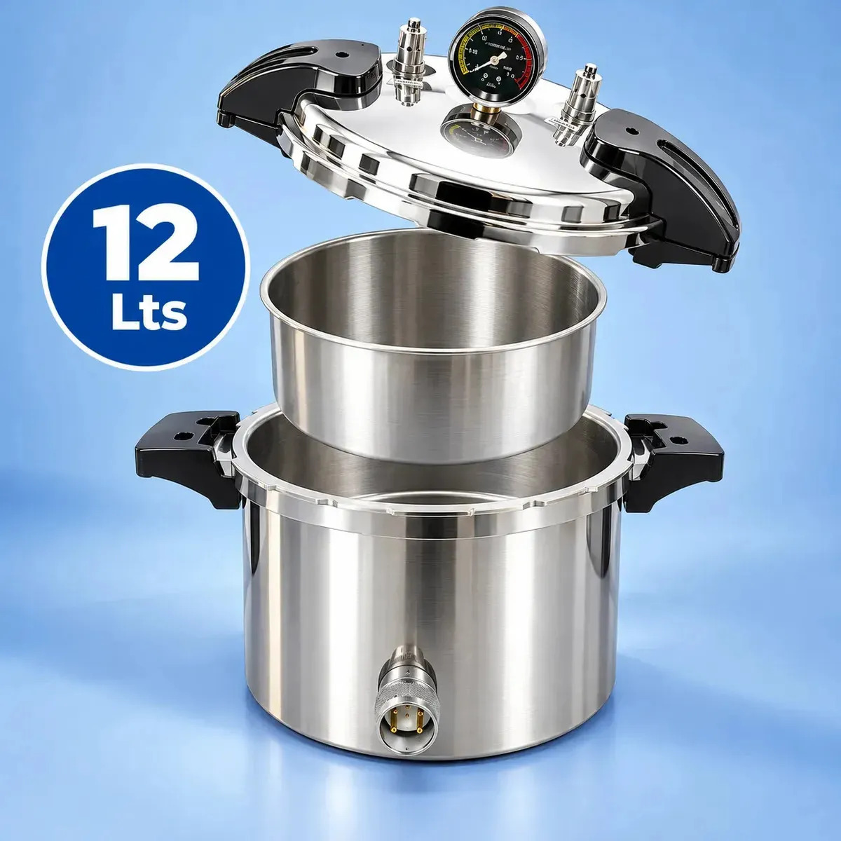 Esterilizador Autoclave Vertical Acero Inoxidable Grado Medico 12L