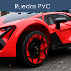 Auto Electrico Montable Lamborghini Con Boton De Reversa Corre 6km/h
