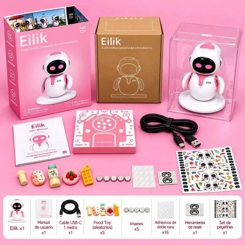Robot Interactivo Eilik Mascota Con Inteligencia Emocional