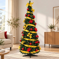 Arbol De Navidad Plegable 210 Cm Armado Facil Navideños
