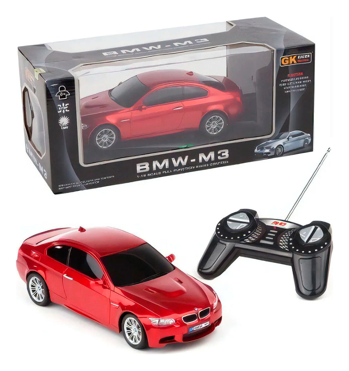 Juguete Auto Bmw M3 Control Remoto Escala 1:18 2.4ghz