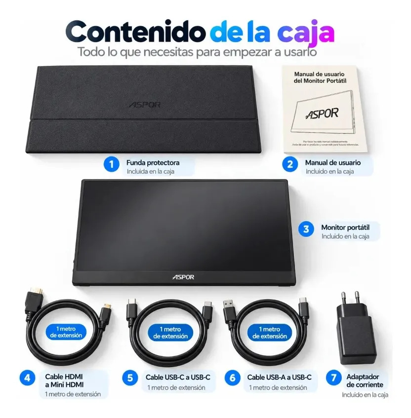 Monitor Portatil 16 Pulgadas Ips 2.5k Y 120hz Para Notebook