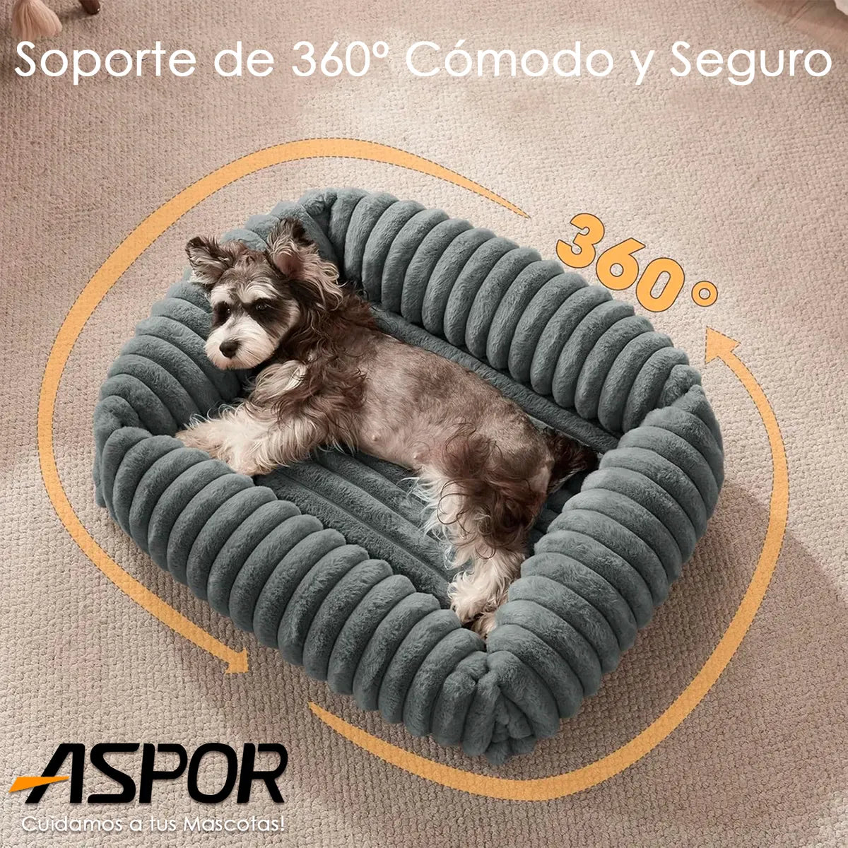Cama Perro Antiestres Antideslizante Lavable De 63cm