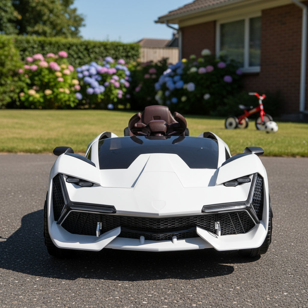 Auto Electrico Montable Lamborghini Con Boton De Reversa Corre 6km/h