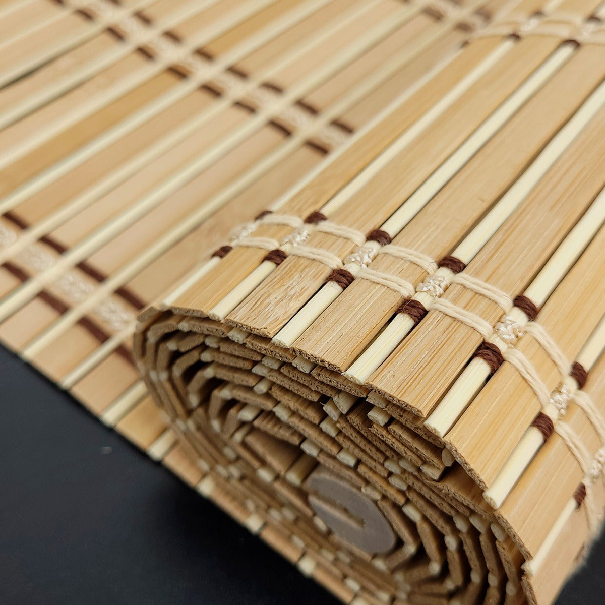 Cortina De Bambú Persiana Roller 180x180cm Enrollable Unicolor