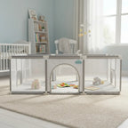 Corral Infantil 3 en 1 Juegos Malla Tela Oxford 180x120cm
