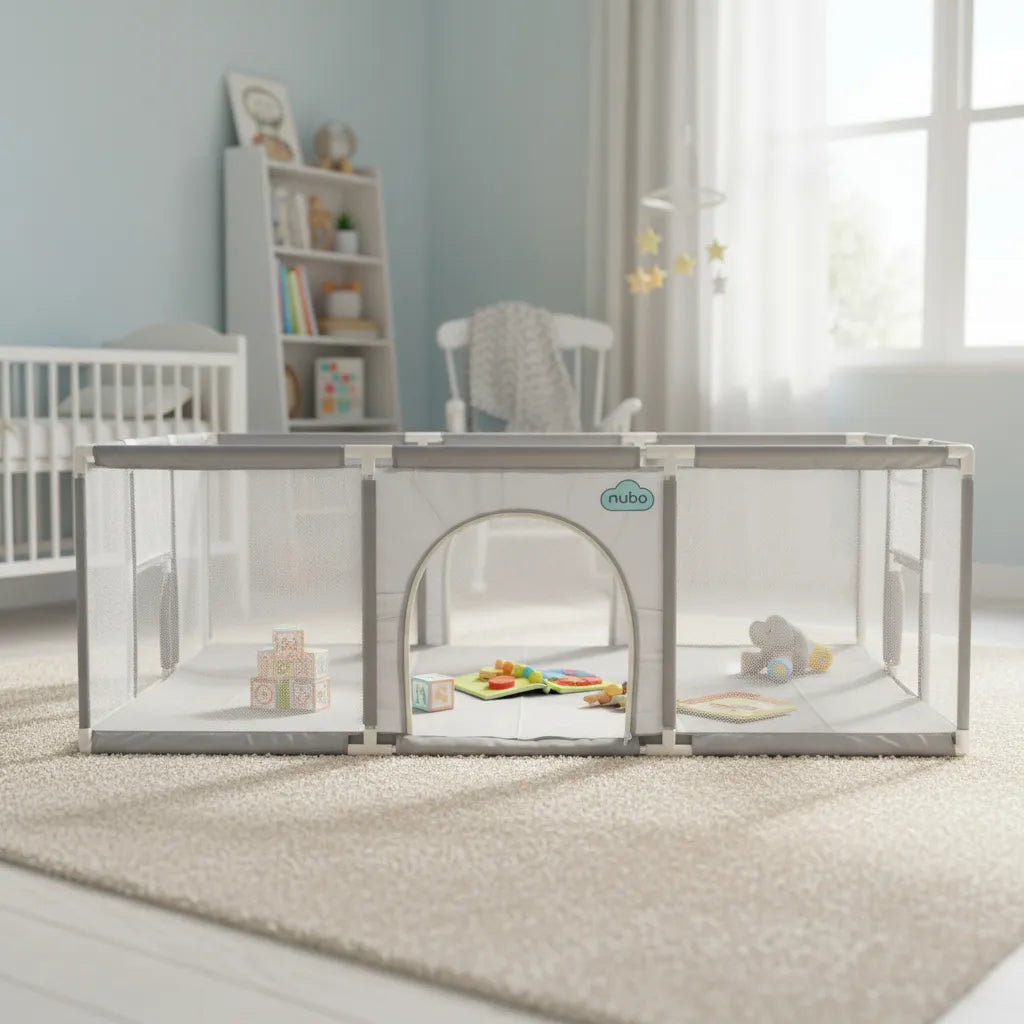 Corral Infantil 3 en 1 Juegos Malla Tela Oxford 180x120cm