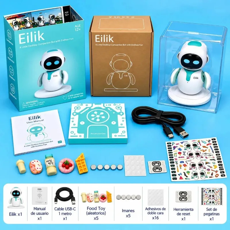 Robot Interactivo Eilik Mascota Con Inteligencia Emocional