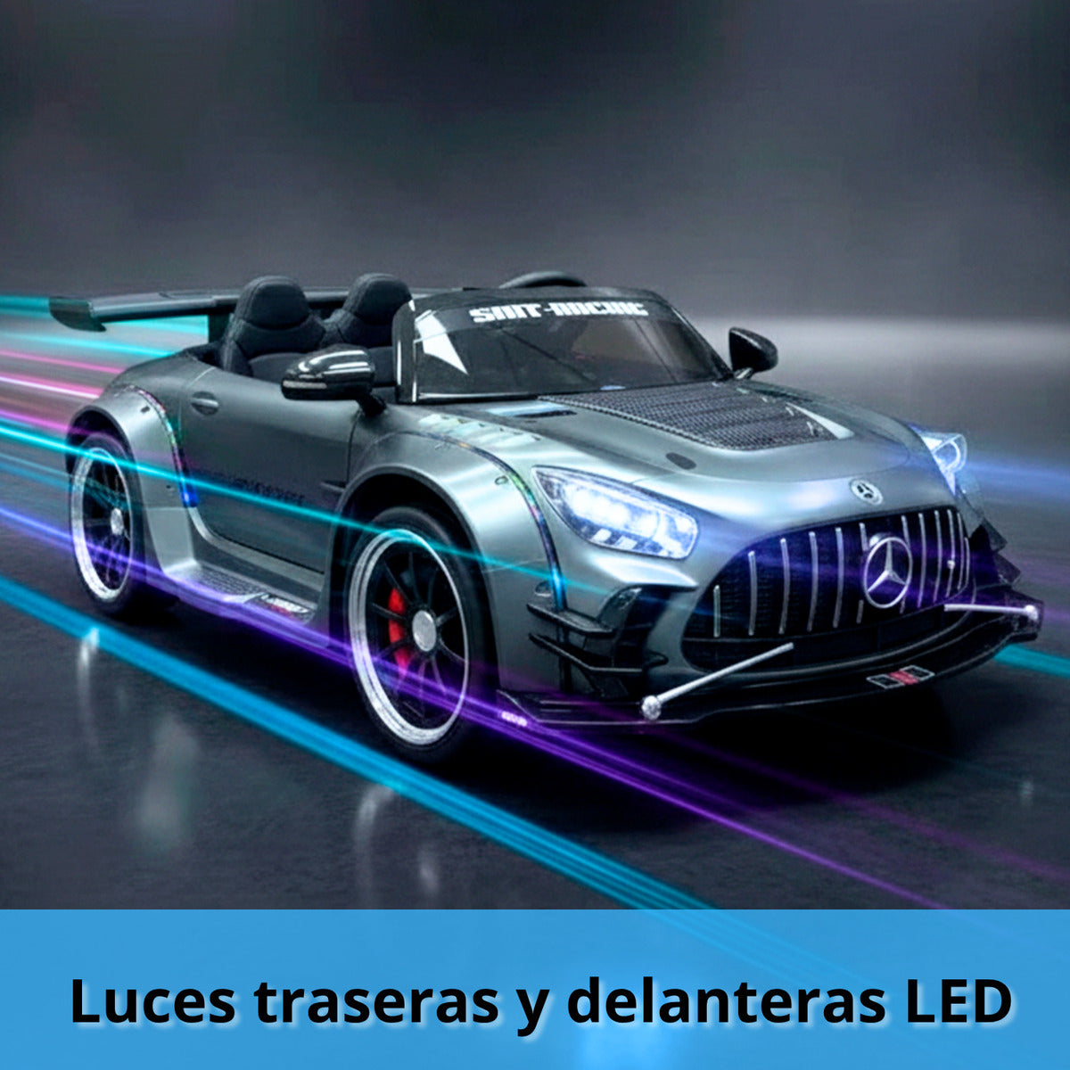 Auto Electrico Montable Niños Mercedes Amg Gt Batería Alta Duración