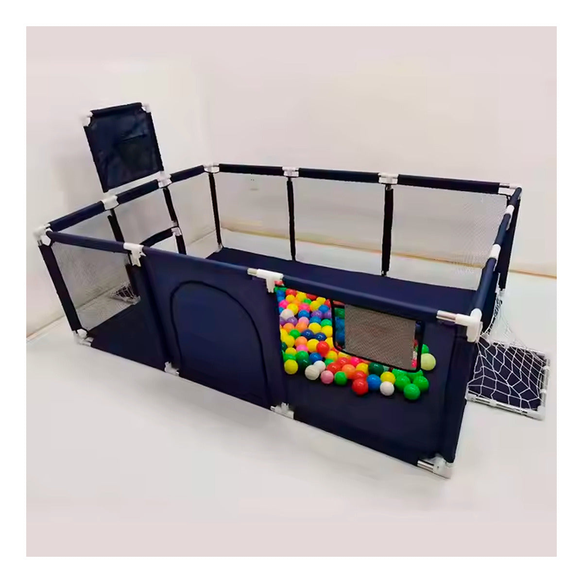 Corral Infantil 3 en 1 Juegos Malla Tela Oxford 180x120cm