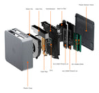 Mini Pc Beelink Eqr5 Amd Ryzen 7 5825u 16gb Con 500gb M.2 Rade