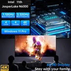 Mini PC MOREFINE M6 con Intel N6000 3,3Ghz, 16GB RAM LPDDR4 y 256GB SSD, Windows 11 Home