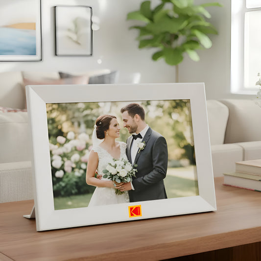 Marco Digital Kodak 10.1 Wifi Fotos Y Videos Ips De Madera