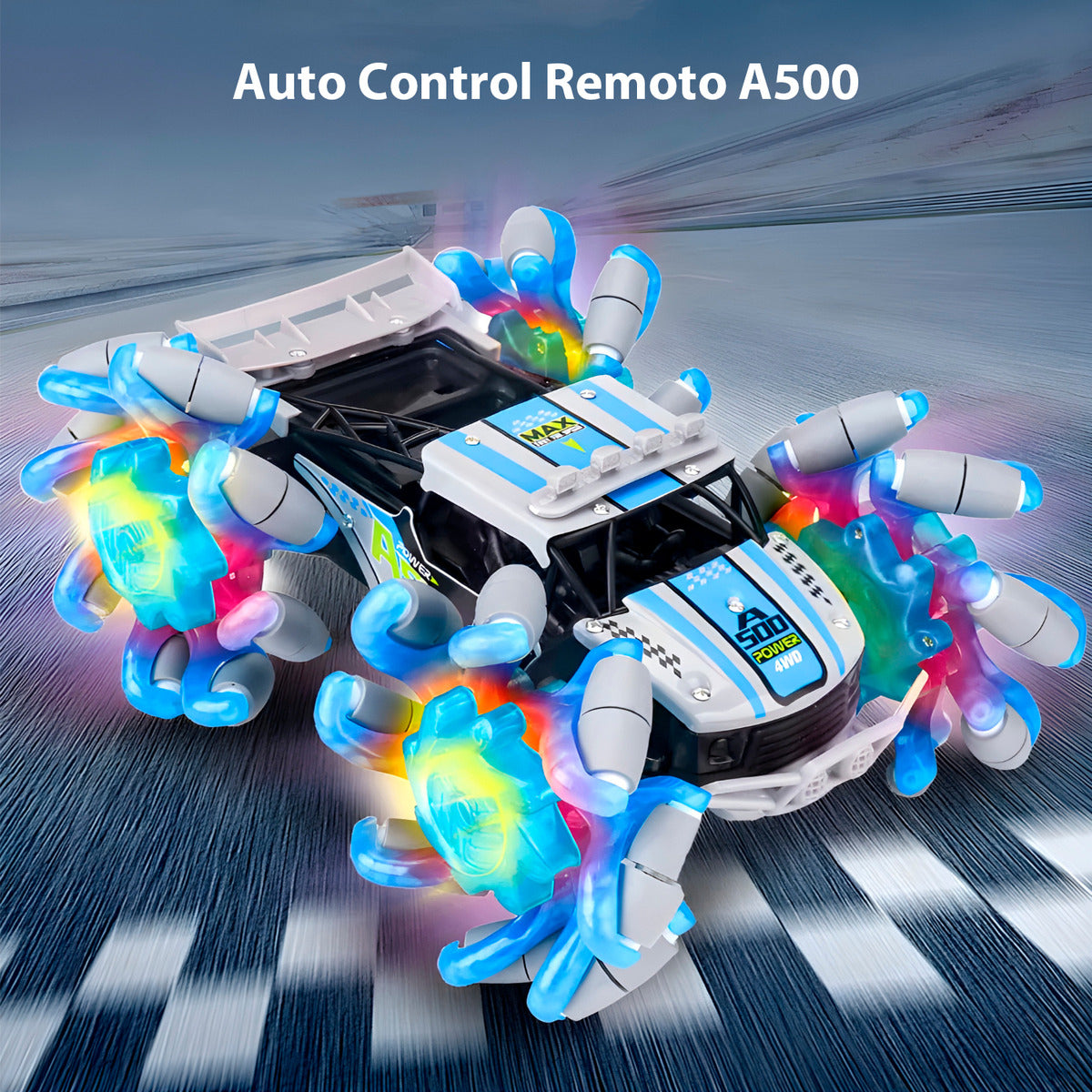 Auto Con Control Llantas Extendibles 4x4 Sensor Muñeca Drift Todo Terreno