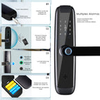 Cerraduras Digital Inteligente Wifi Huella Codigo Con Control