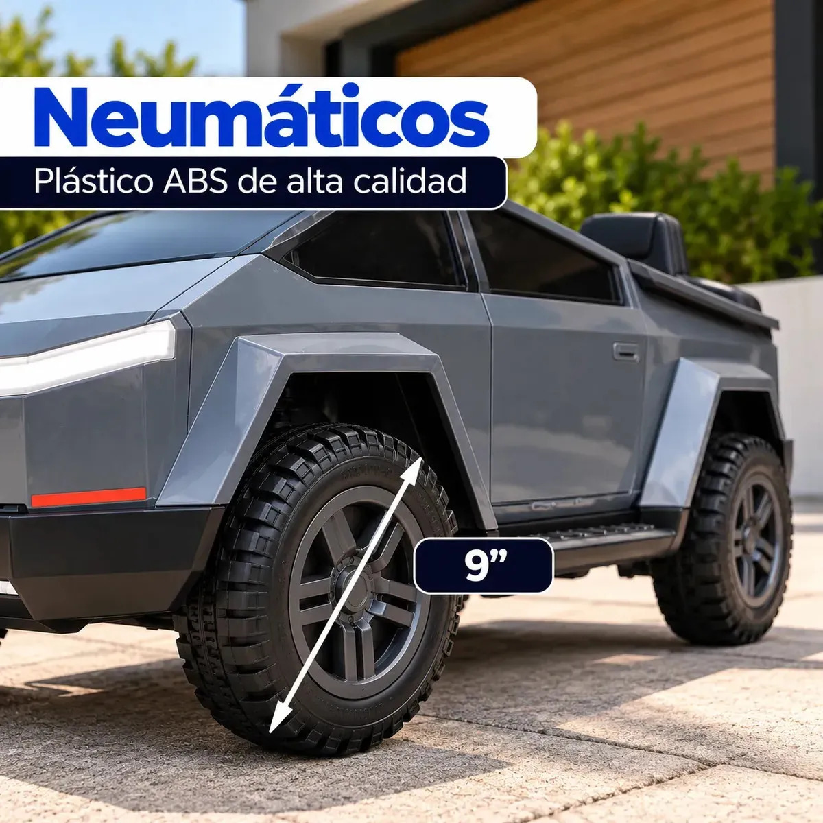 Auto Electrico Infantil Montable Tipo Tesla Cybertruck 12v