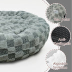 Cama Perro Premium Lavable Polar Redonda 100cm