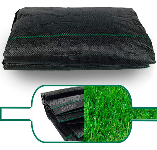 Malla Antimaleza 2x10 Mts Tela Rollo Ground Cover Planta