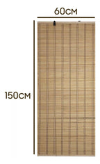 Cortina De Bambú Persiana Roller Enrollable 60x150cm