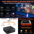 Mini PC MOREFINE M600 con AMD Ryzen 9, 32 GB RAM y 1 TB SSD para Gaming y Diseño