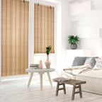 Cortina De Bambú Fino Persiana Roller Enrollable 90x150cm