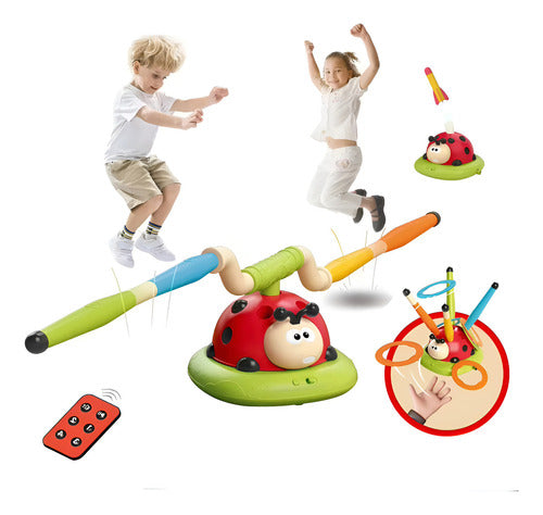 Juguete Didactico 3 en 1 Chinita Musica Salto Ejercicios Niños