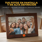 Marco Digital Kodak 10.1 Wifi Fotos Y Videos Ips De Madera