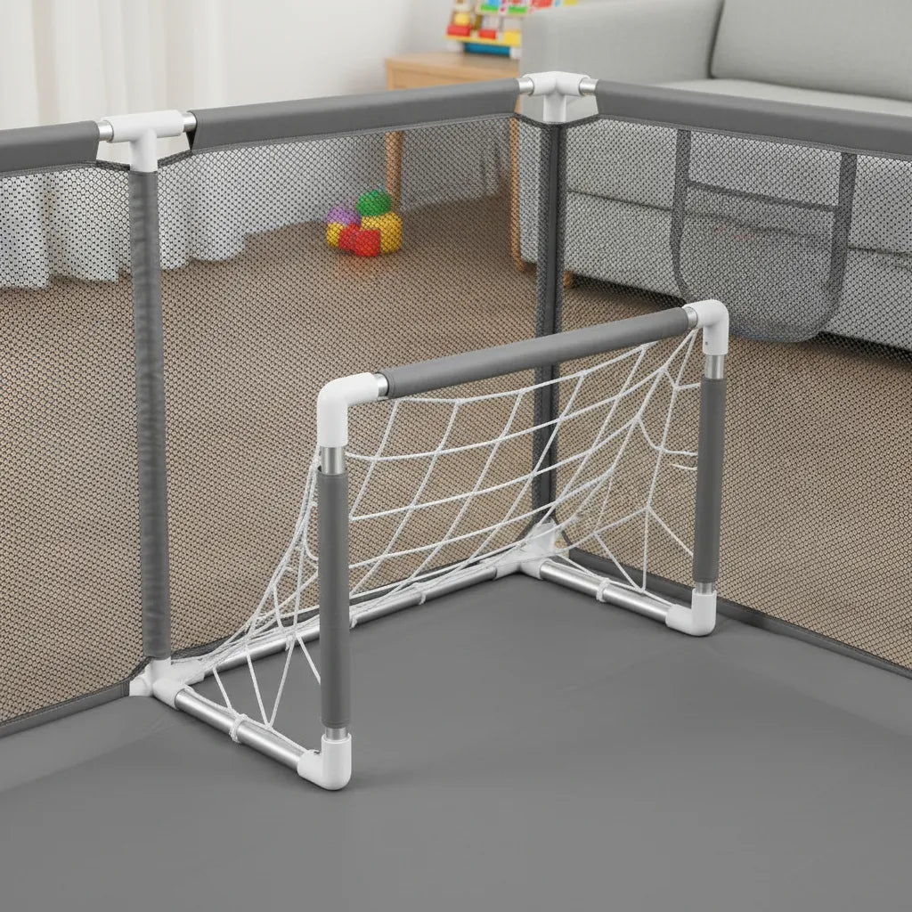 Corral Infantil 3 en 1 Juegos Malla Tela Oxford 180x120cm