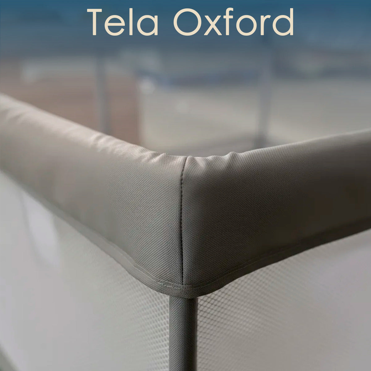 Corral Infantil Nubo Armable Malla Y Tela Oxford 180x200cm