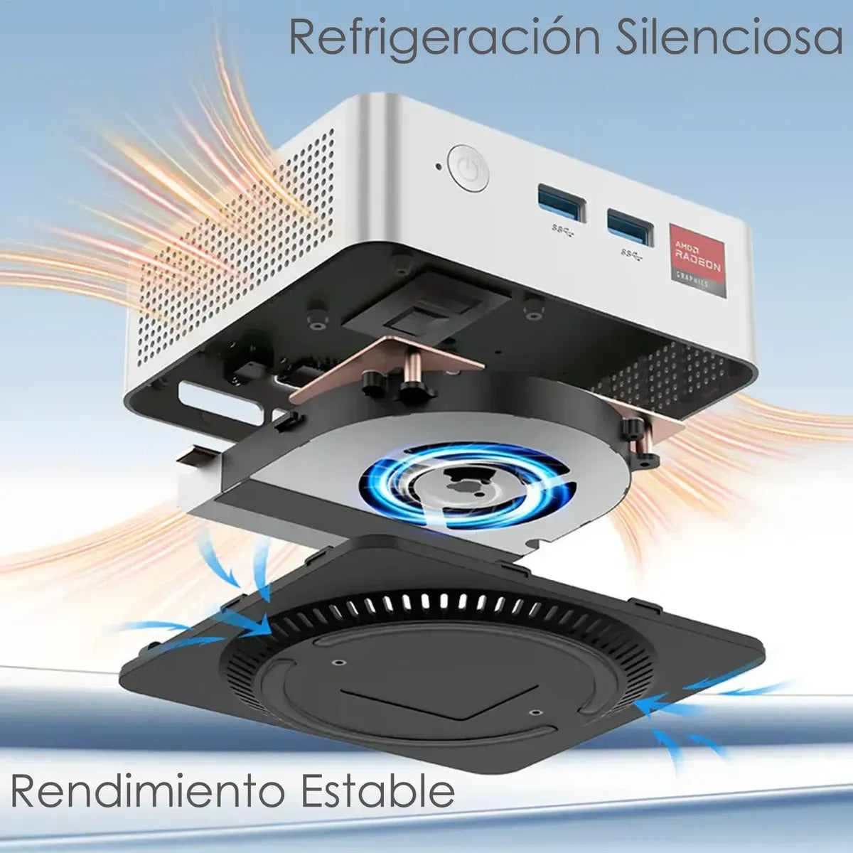 Mini Pc Morefine M7 Ryzen R3 4300u 8gb 256gb 3display 4k Uhd