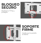 Soporte Pedestal Tv Rack Movil Con Ruedas 32 A 75 Pulgadas
