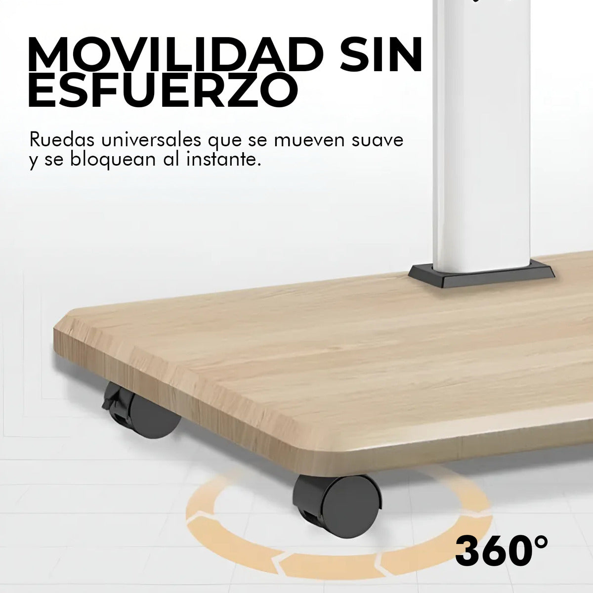 Soporte Pedestal Tv Rack Movil Con Ruedas 32 A 75 Pulgadas
