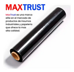 Pack 6 Film Stretch Alusa Embalaje 3kg 600 Metros Industrial Negro