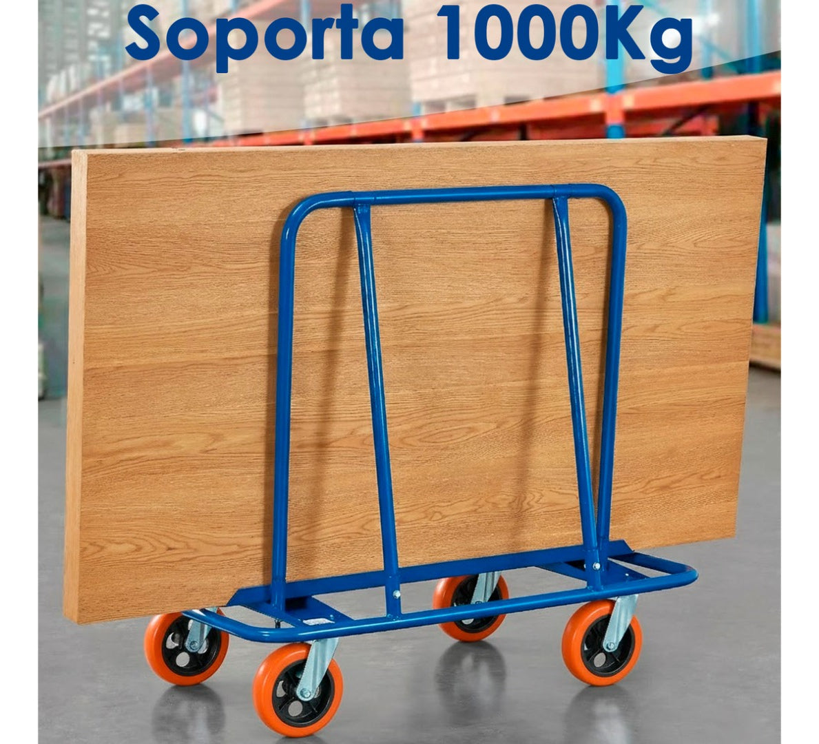 Carro De Carga Para Placas Madera Laminas Acero 1 Tonelada